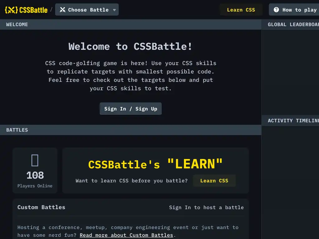 Photo of resource CSS Battle